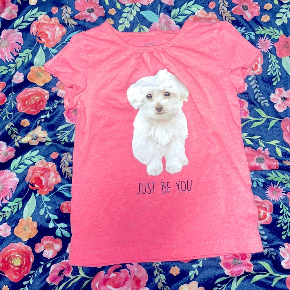 Carters bright pink t-shirt
